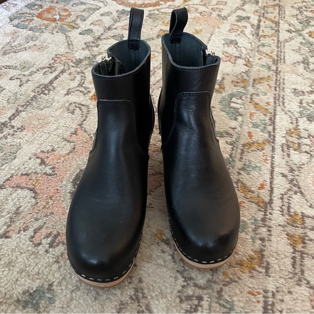 COPY - Swedish Hasbeens zip it emy clog boots - Picture 4 of 9